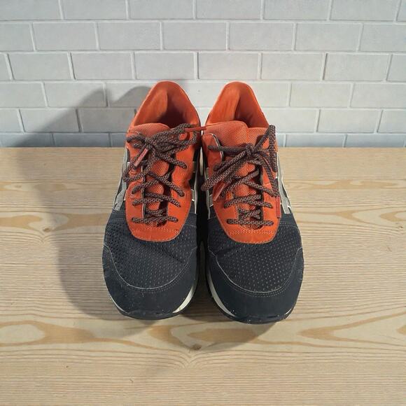 ASICS Gel Lyte III Women’s 8 Indian Ink/Orange Block Pack Split-Tongue Sneakers - Picture 3 of 9